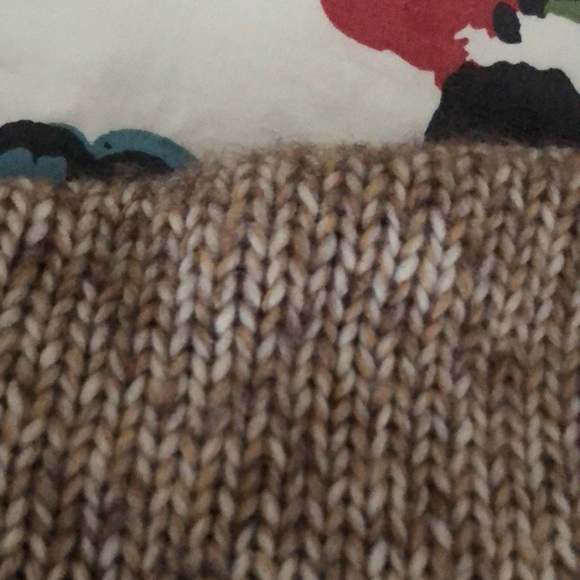 J Crew oatmeal brown marled wool tneck sweater. Worn twice. Great condition. - Picture 16 of 16